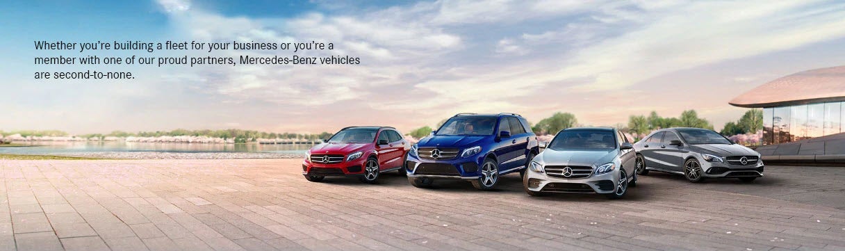 Whether you're building a fleet for your business or you're a member with one of our proud partners, Mercedes-Benz vehicles are second-to-none.