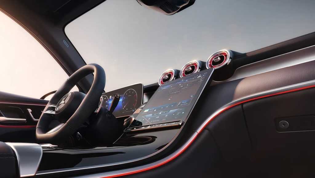 2026 Mercedes-Benz GLC red interior