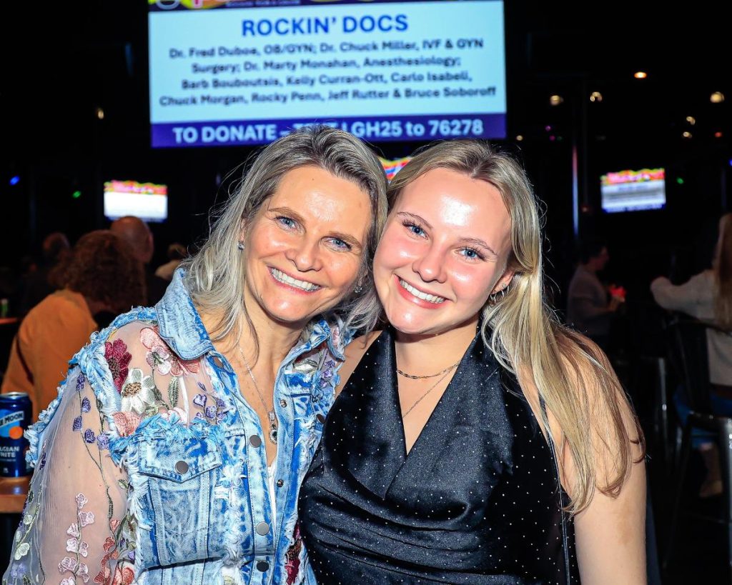 Dr. Hallmeyer and daughter at Doc-a-Palooza