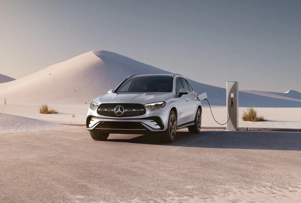 Checking the battery while winterizing a Mercedes-Benz for cold Chicago winters.