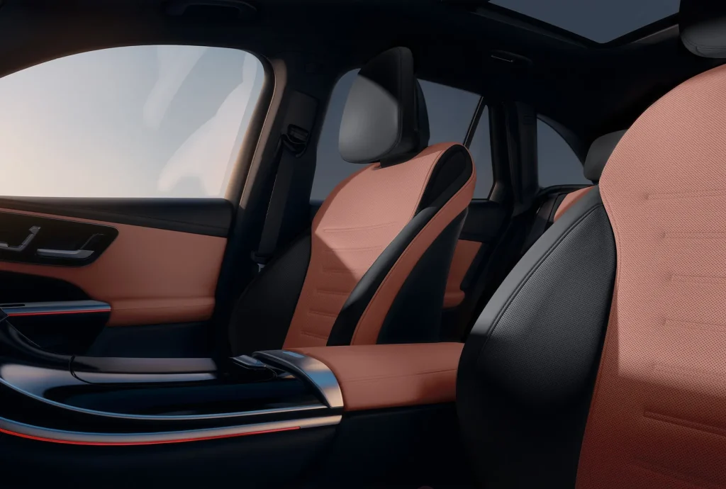 Mercedes-Benz interior protected from winter wear during cold Chicago driving months.