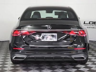 2025 Mercedes-Benz E-Class E 350 4MATIC®