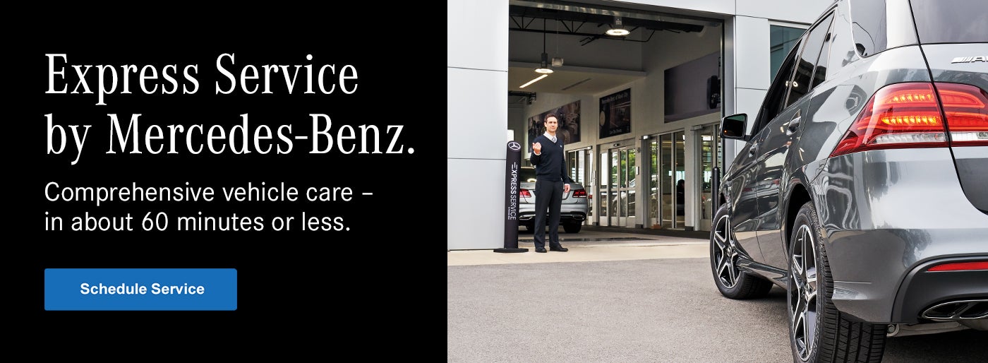 Express Service by Mercedes-Benz, schedule service