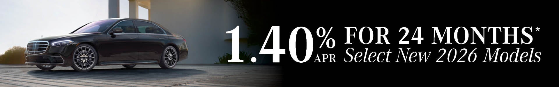 1.40% for 24 mos on new 2026