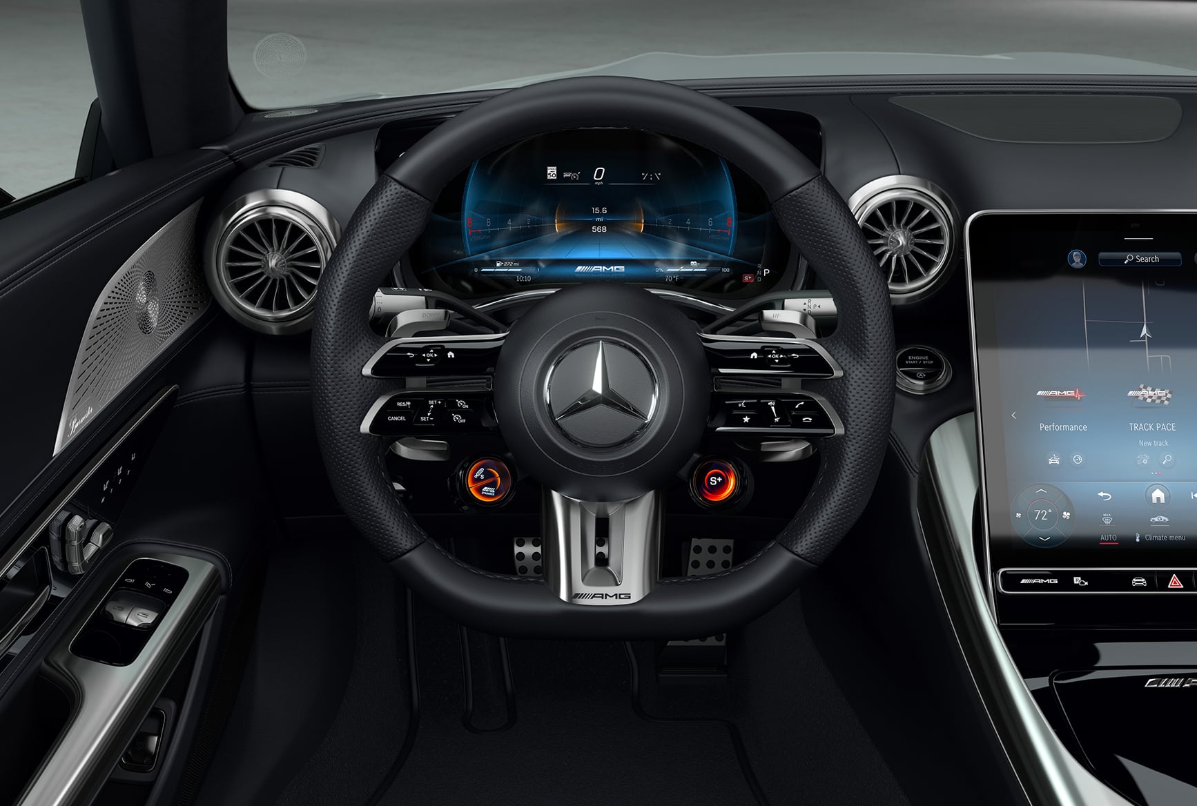 Hybrid starter-generator system in the 2027 Mercedes-Benz AMG GT 43 Coupe