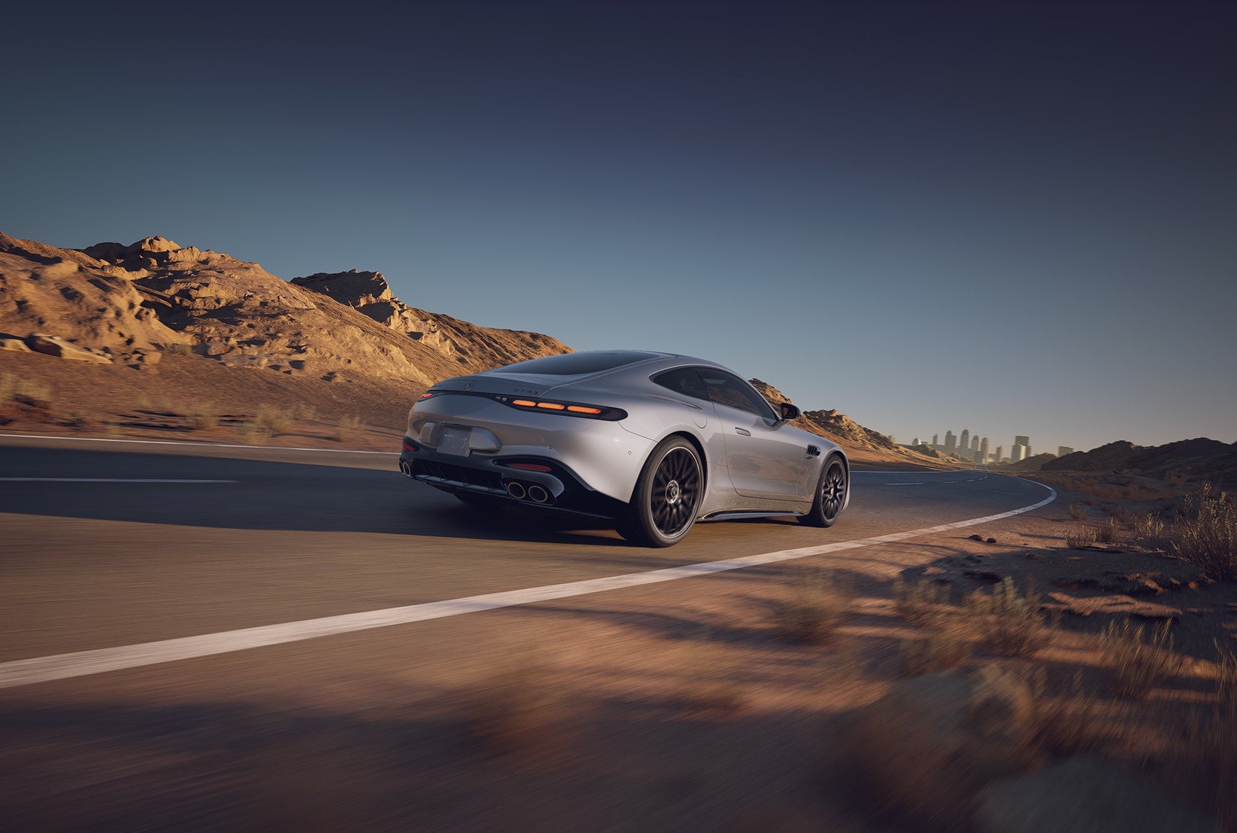 AMG SPEEDSHIFT MCT nine-speed transmission in the 2027 Mercedes-Benz AMG GT 43 Coupe