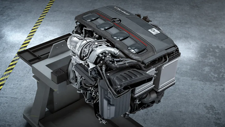 2027 Mercedes-AMG GLC 53 Coupe AMG-enhanced turbocharged inline-six engine.