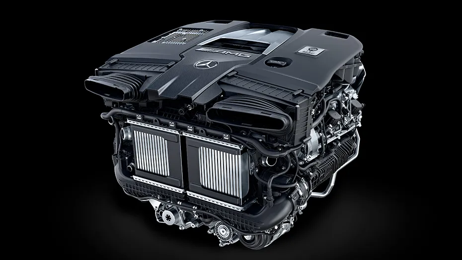 AMG V8 engine for the 2027 Mercedes-AMG GLE 63 S Coupe.