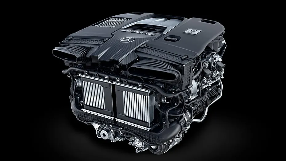 High-performance AMG V8 engine for the 2027 Mercedes-AMG GLS 63.