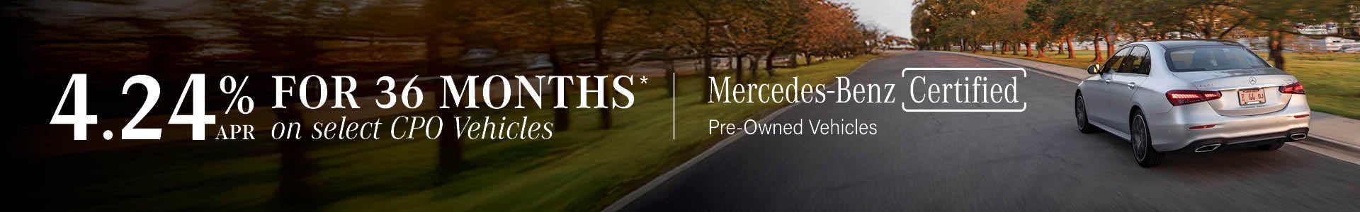 4.24% APR On CPO Vehicles