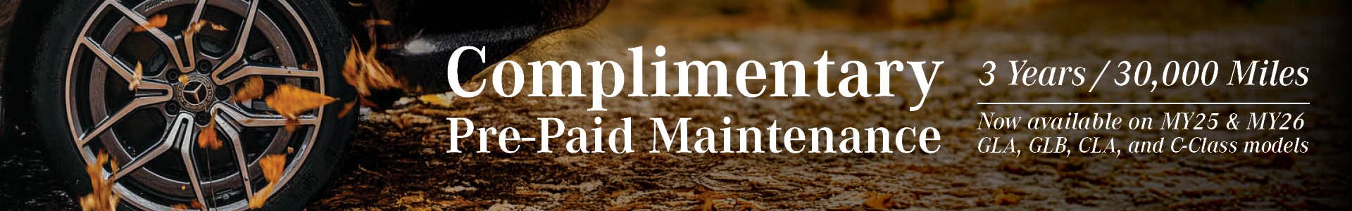 Pre-Paid Maintenance