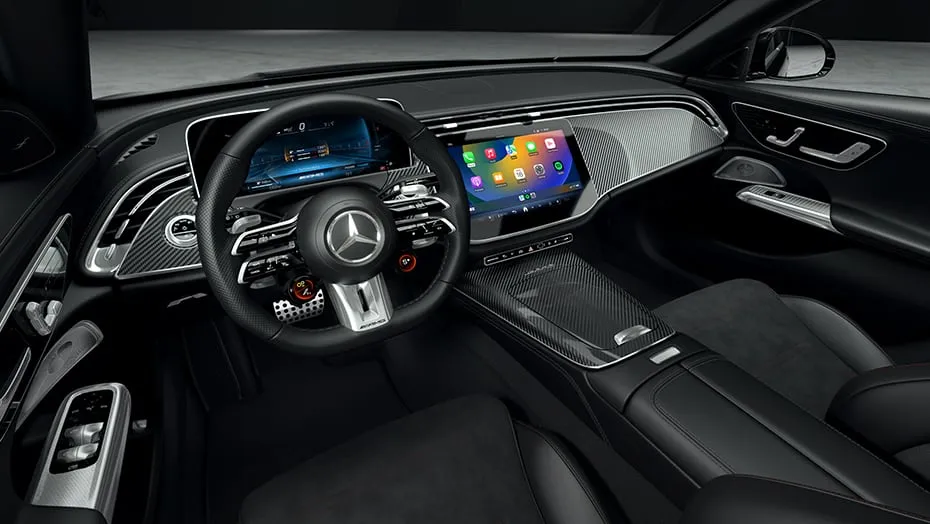 Mercedes-AMG E 53 Hybrid Wagon 28.6-kWh lithium-ion battery system with advanced energy management and AMG engineering.