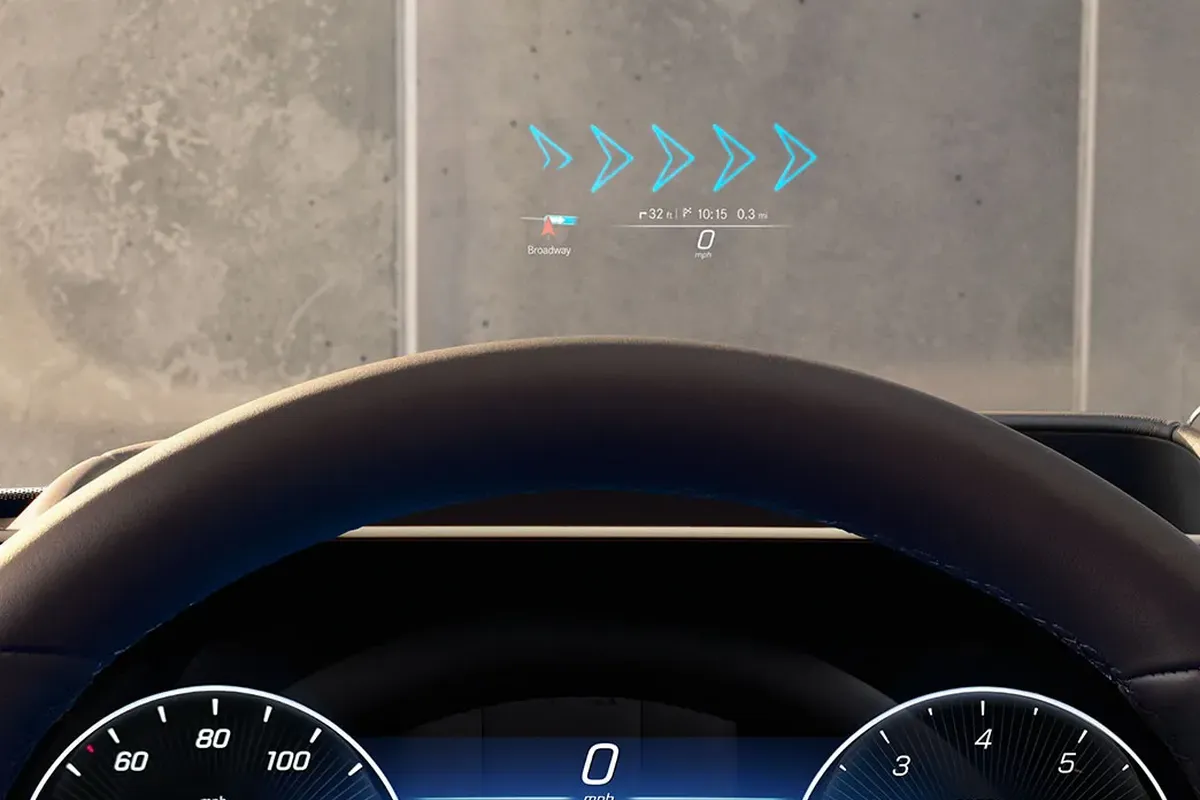 Front three-quarter view of the Mercedes-Benz S-Class, highlighting its elegant grille and refined sedan profile.