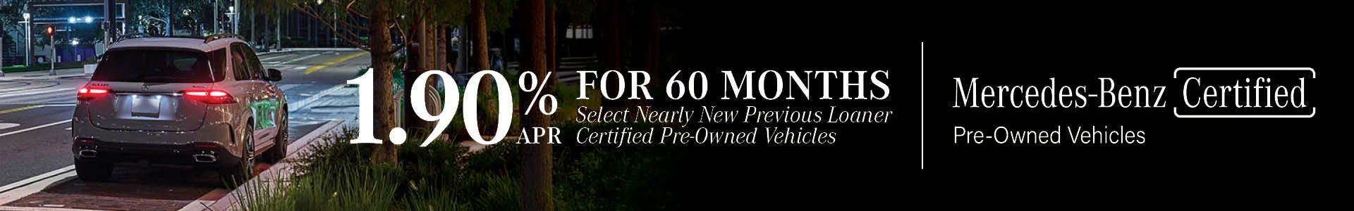 1.90% 60 mos Nearly New & CPO