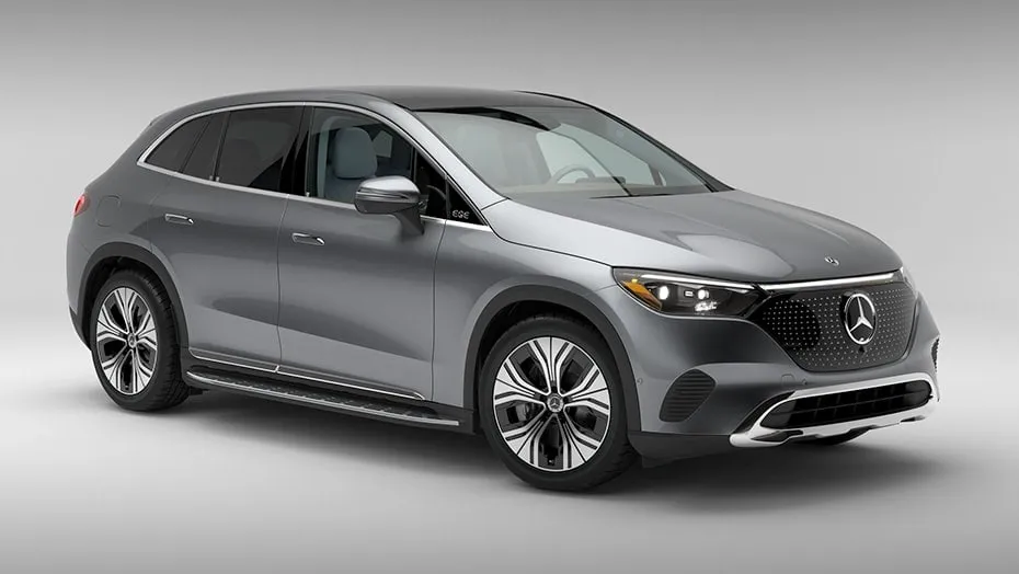 Mercedes-Benz EQE electric vehicle highlighting performance-focused design and premium exterior